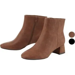 ESMARA® Damen Stiefeletten, mit seitlichen Reißverschlüssen