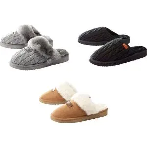 ESMARA® Damen Lammfell Hausschuhe