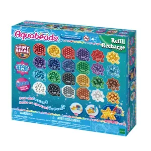 AQUABEADS Perlmuttperlen Nachfüllpack, 2000 Stück