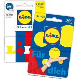 Lidl Geschenkkarte 250,00 ? (physischer Gutschein)