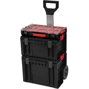QBRICK SYSTEM Werkzeugwagen-Set »PRO Cart + PRO Toolbox + PRO Organizer 100«