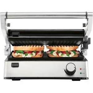 SILVERCREST® KITCHEN TOOLS Kontaktgrill SKGE 2000 D3, 180° aufklappbar