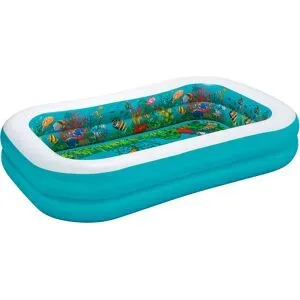 Bestway Family Pool 3D Abenteuer 262 x 175 x 51 cm, eckig