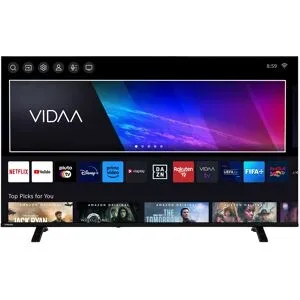 Toshiba QV1563DDW QLED Smart TV VIDAA 4K Fernseher Dolby Vision HDR, Triple-Tuner