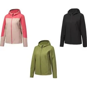 CRIVIT Damen Thermo-Softshelljacke, wasserabweisendes Obermaterial