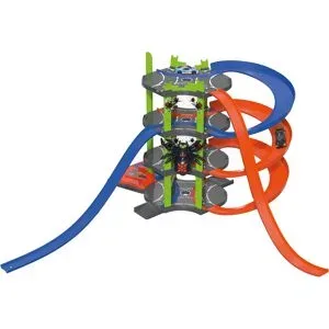 PLAYTIVE Racers Parkhaus, Flucht vor der Spinne, 15-teilig