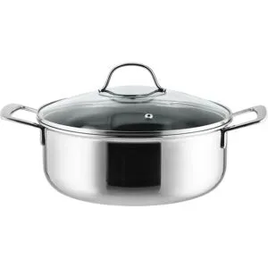 SILVERCREST® Premium-Edelstahltopf mit Wabenstruktur, Ø 24 cm