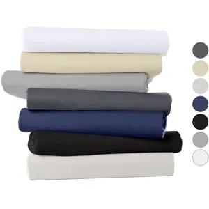 BIBERNA Jersey Spannbettlaken für Matratzentopper, 90-200 x 200 cm