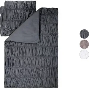 LIVARNO® Taillierte Mikrofaser-Satin-Wendebettwäsche, 200 x 220 cm