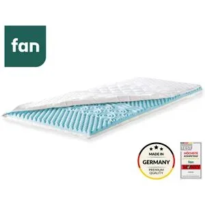 F.A.N. MEDISAN fan Medisan Topper »Softly Komfort«, mit Kaltschaum-Kern, 7-Zonen-Wellenstruktur