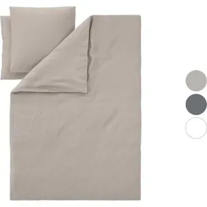 LIVARNO® Mikrofaser-Washed-Bettwäsche, 200 x 220 cm