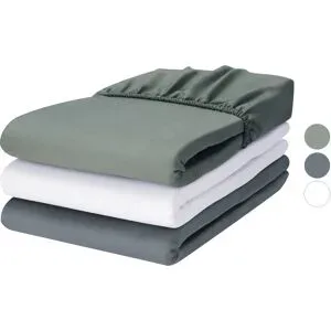 LIVARNO® Satin-Spannbettlaken, 140-160 x 200 cm