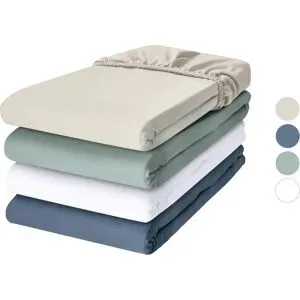 LIVARNO® Satin-Spannbettlaken, 180-200 x 200 cm