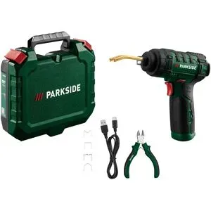 PARKSIDE® 12V Akku-Kunststoff Schweißpistole PKSPA 12 A1 (mit integriertem Akku und Ladekabel)