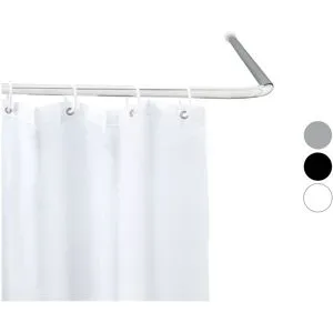 WENKO Universal Winkelstange, für Vorhänge