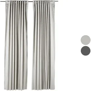 LIVARNO® Blackout-Vorhangschal-Set, 2-teilig