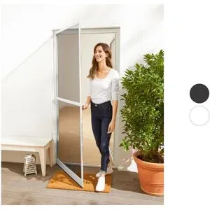 LIVARNO HOME Alu-Insektenschutztür, 100 x 210 cm, mit Trittschutz