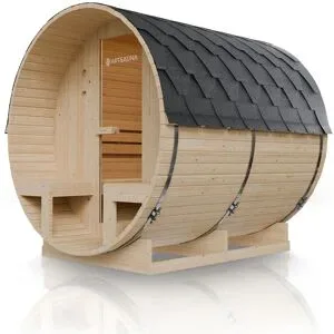 ARTSAUNA Fasssauna »Spitzbergen«, aus Fichtenholz