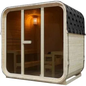 ARTSAUNA Cube Fasssauna »Fjora«, aus Fichtenholz