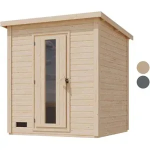 KARIBU Außensauna »Smally 2«, mit 9kW