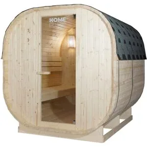 HOME DELUXE Outdoor Sauna »CUBE XL«