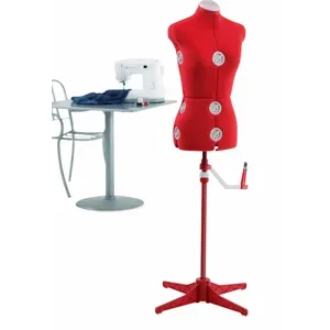 SINGER Schneiderpuppe Größe S/M, rot