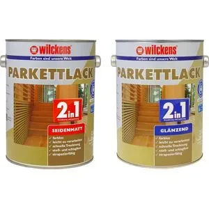 WILCKENS Parkettlack, 2,5 Liter, 2in1