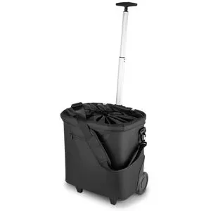 TOPMOVE® Einkaufstrolley, 40 l, mit Teleskopgriff und Innentasche mit Einkaufswagen-Chips