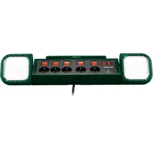 PARKSIDE® LED-Arbeitsleuchte mit Steckdosenleiste »PASD 3680 A1«