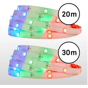 BRILONER RGB LED Flexband - Extralang ab 20m