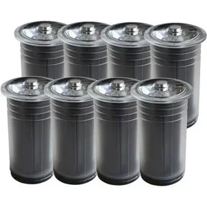 ELEPHANT® Terrassensolar Einsteckleuchte, 8er-Set