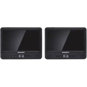 SILVERCREST® Tragbarer DVD-Player »SPDP 18 A1«, mit 2 Bildschirmen
