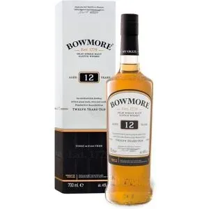 BOWMORE 12 Jahre Islay Scotch Single Malt mit Geschenkbox 40% Vol