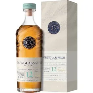 GLENGLASSAUGH Highland Single Malt Scotch Whisky 12 Jahre 45% Vol mit Geschenkbox