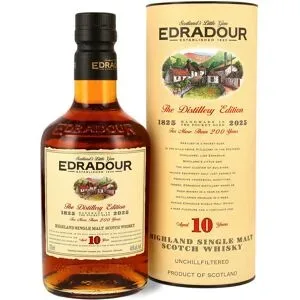 EDRADOUR Single Malt Scotch Whisky 10 Jahre Limited Edition mit Geschenkbox 46% Vol