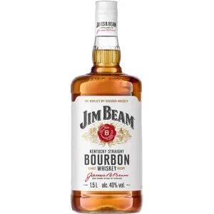 JIM BEAM White Kentucky Straight Bourbon Whiskey 1,5-l-Flasche 40% Vol
