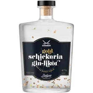 SANSIBAR DELUXE Schickeria Gin-Likör mit Gold 47% Vol