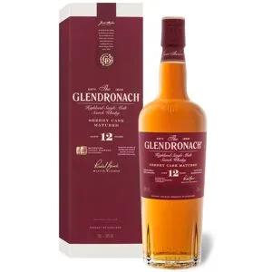 GLENDRONACH Highland Single Malt Scotch Whisky 12 Jahre mit Geschenkbox 43% Vol
