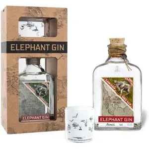 ELEPHANT GIN London Dry Gin mit Geschenkbox + Glas 45% Vol