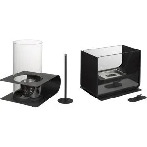 TEPRO Ethanol Tischfeuer Design, mit Windschutz