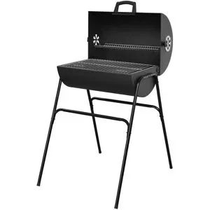 GRILLMEISTER Holzkohle Fassgrill »Kansas«, mit Gestell, B 60 x H 95 x T 79 cm
