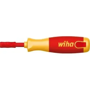 WIHA Schraubendreher mit Bit Magazin »LiftUp electric Schlitz«, mit 6 slimBits
