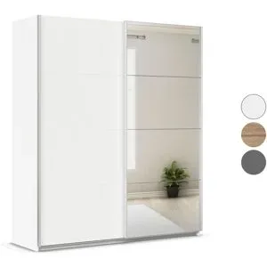 RAUCH ORANGE Quadra Schwebetürenschrank mit Spiegelelementen