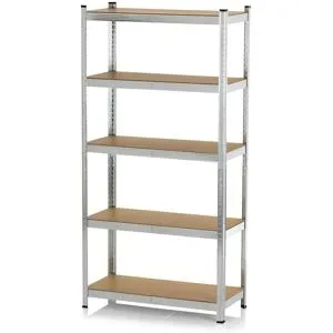 EASYMAXX Schwerlastregal mit 5 belastbaren Holzböden