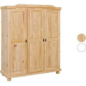 INTER LINK Kleiderschrank im Landhausstil, aus lackiertem Massivholz
