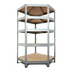 AR SHELVING Schwerlast Eckregal RIVET 180x90x45x64,5 cm