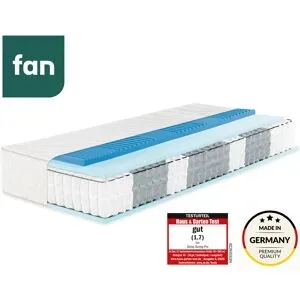 f.a.n. 7-Zonen-Boxspring-Matratze, integrierte Thermogel-Auflage