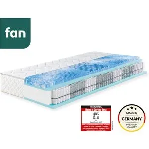 f.a.n. 7-Zonen-Taschenfederkern-Matratze »Sweet Dream XXL«, mit Gelschaum-Topper