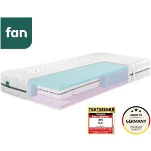 f.a.n. 7-Zonen-Tonnentaschenfederkern-Matratze »Flex Side Clima T«