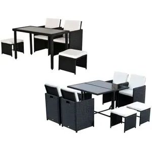 Outsunny Gartenlounge Set, UV-beständig